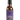 A bottle of Smokin' Ed's Unique Garlique hot sauce with a purple label, yellow flames at the bottom, a black cap, and fiery chili peppers, inspired by the legendary Smokin' Ed Currie.
