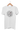 The Smokin' Ed Logo T-Shirt in light gray hangs on a wooden hanger, displaying a circular logo with a red chili pepper, skull, and “Smokin Eds World Famous Peppers” text printed on the front.