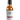 A bottle of Smokin' Ed's Korean Dumpling Sauce - Hot features orange-red liquid, a black cap, and a white label with blue flames and red text. Infused with chile peppers and sesame oil, its four chili icons signal intense heat.