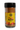 A clear spice jar labeled Smokin' Ed's Daily Blend Seasoning features a yellow and red flame label, black lid, and logo. This fiery blend brings bold heat for those who crave intense flavor.