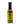 A bottle of Smokin’ Ed’s Table - Mild, a flavorful mild hot sauce with a yellow and teal label featuring flame graphics, chile peppers, the brand logo, heat level indicator, and a black cap.
