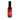 A bottle of Smokin' Ed's British Brown - Medium, a distinctive condiment with luxurious flavor, features a red label with blue flames and text, displayed against a plain white background.