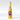 A bottle of Colorado Colorful Creation- Lemon Reaper Creeper hot sauce with a yellow cap and a label showing a large red C and blue waves, labeled Cosmic Koopers Original, on a plain white background.