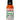 A bottle of Defcon Defense Condition #3 wing sauce with mild heat comes in an 8 fl. oz. (236 ml) bottle featuring a white label with red, black, and green text, orange sauce inside, and a black cap. This sauce is all-natural.