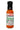 A bottle of Defcon Defense Condition #3 wing sauce with mild heat comes in an 8 fl. oz. (236 ml) bottle featuring a white label with red, black, and green text, orange sauce inside, and a black cap. This sauce is all-natural.