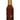 A 5 oz bottle of Born to Hula - Harvest hot sauce with Carolina Reaper, a gold cap, dark brown label, abstract chili pepper design, and bold orange-yellow text.
