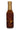 A 5 oz bottle of Born to Hula - Harvest hot sauce with Carolina Reaper, a gold cap, dark brown label, abstract chili pepper design, and bold orange-yellow text.