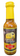 A 5 oz (148 ml) bottle of Jersey Barnfire Indian Summer Hot Sauce with a yellow cap and barn illustration, featuring spicy mustard and Scotch Bonnet flavors. Labeled Grand World Champion, it's a Caribbean-style hot sauce.