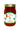 Mama Julies Hot Peach Jam comes in a glass jar with a gold lid. The label has a cartoon chili pepper, palm trees, and says All Natural, Net Wt. 20 oz (567g). Enjoy the sweet peach flavor with a spicy kick.
