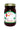 A 20-ounce (567g) jar of Mama Julies Bacon Jam with a gold lid. The label shows a smiling chili pepper breathing fire, palm trees, and says “Flavored with real bacon and apples!”.
