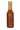 A glass bottle of Born to Hula - Harvest hot sauce with a tan cap is shown from the back. The yellow nutrition facts label is visible, but the ingredients and brand name cannot be read.